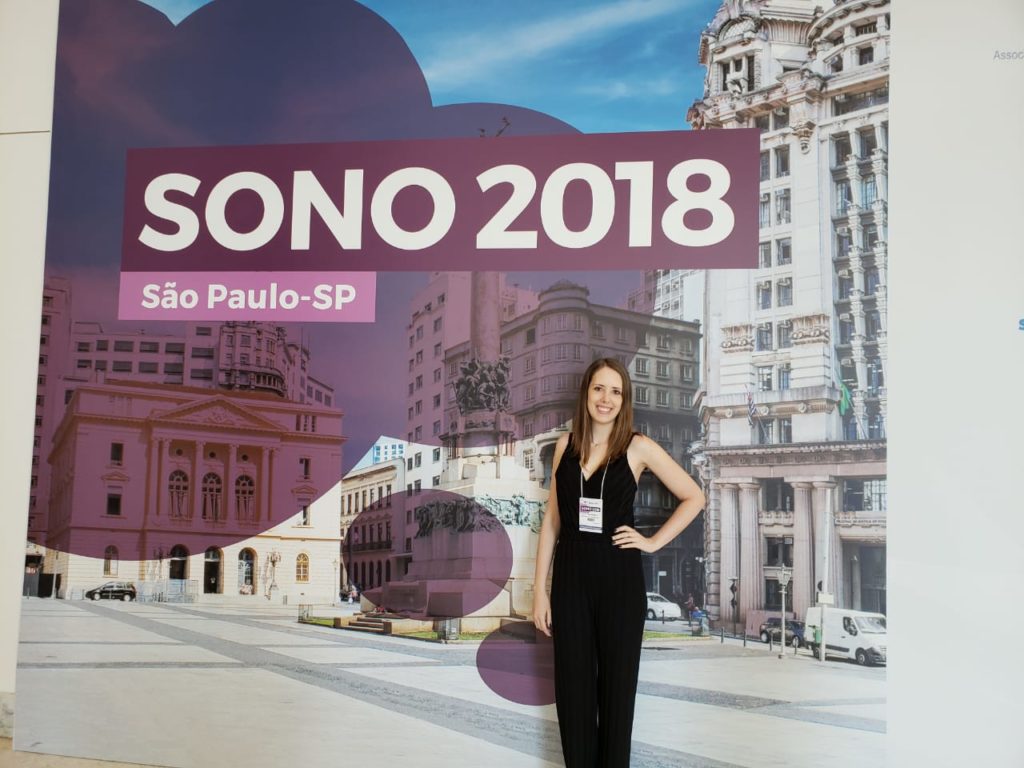 Participação no Congresso Brasileiro do Sono 2018, em São Paulo/SP
